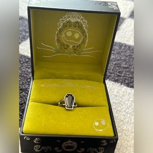 Disney X RockLove THE NIGHTMARE BEFORE CHRISTMAS True Love Never Dies Ring sz 9